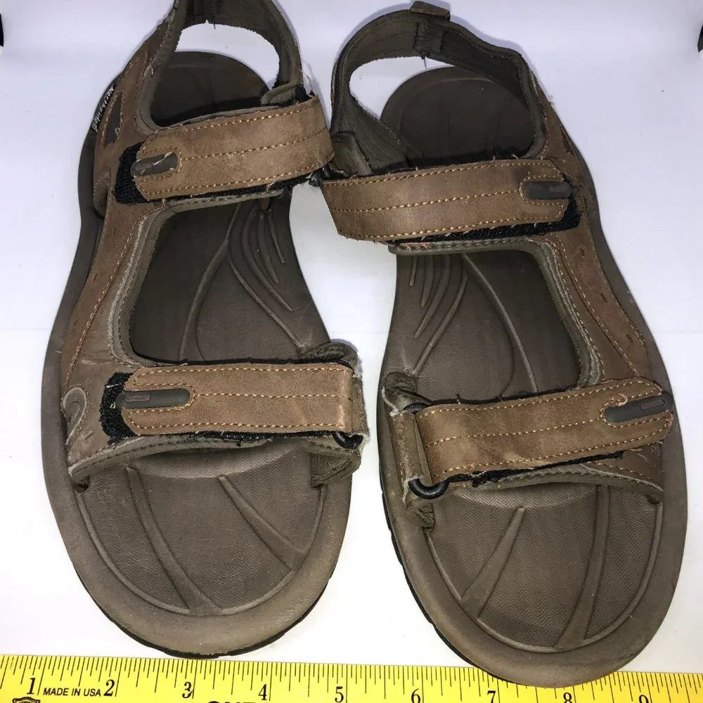 Northside Brown Sandals with Adjustable Velcro Straps Men's Size 11‎